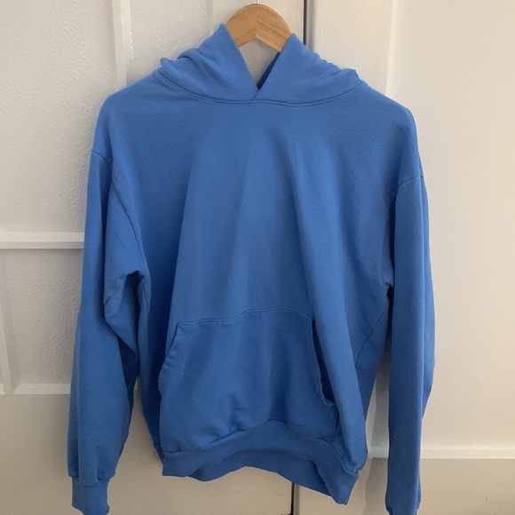 Los Angeles Apparel 14 Oz Heavy Fleece in Blue - Picture 2 of 11